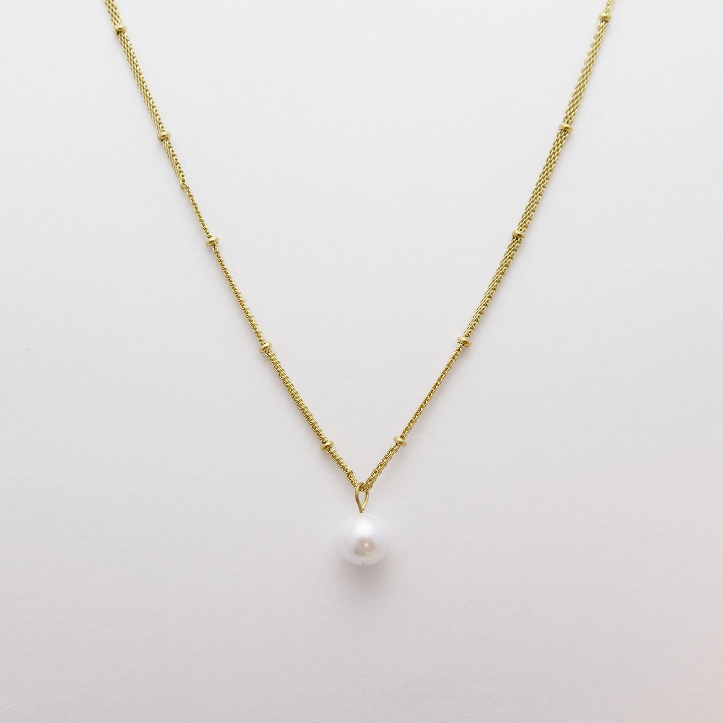 Summer Vermeer | Classic Satin Pearl Necklace