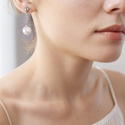 Summer Vermeer | Classic Dangling Pearl Earrings