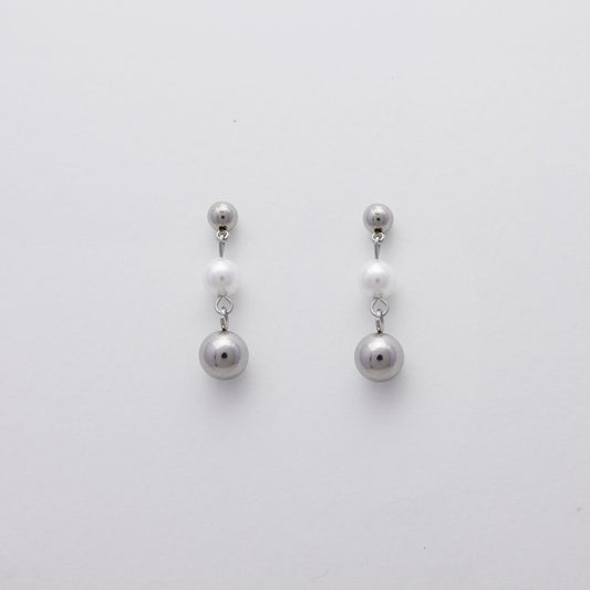 Summertime Vermeer | Pearl Stud- Small