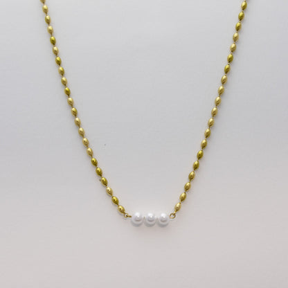 Summertime Vermeer | Classic Dewdrop Pearl Necklace