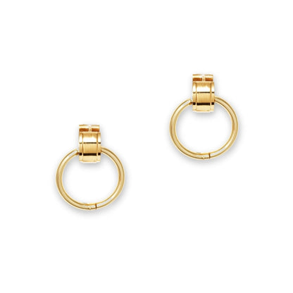 Eternal Link Hoop Earrings