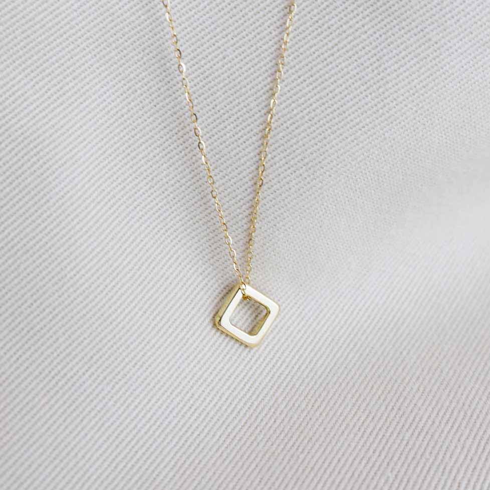 Rhythm Square Pendant & Necklace