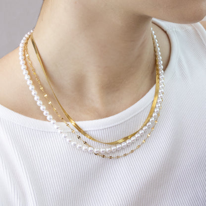 Lumière High-Luster Baby Pearl Necklace