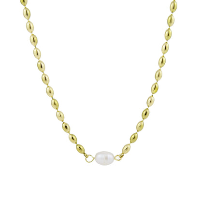 Droplet Pearl Necklace