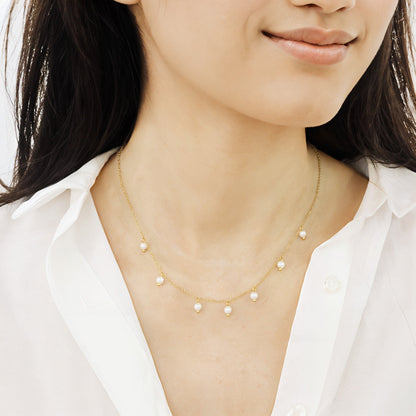 Pearl Cascade Necklace