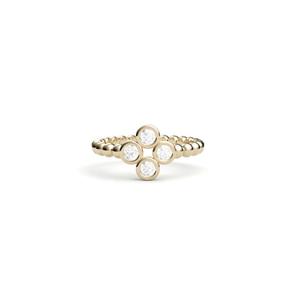 Vania Petal Beaded Ring