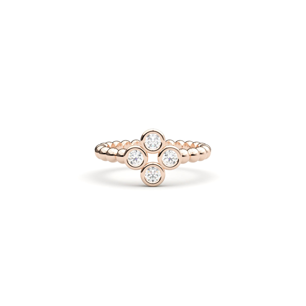 Vania Petal Beaded Ring