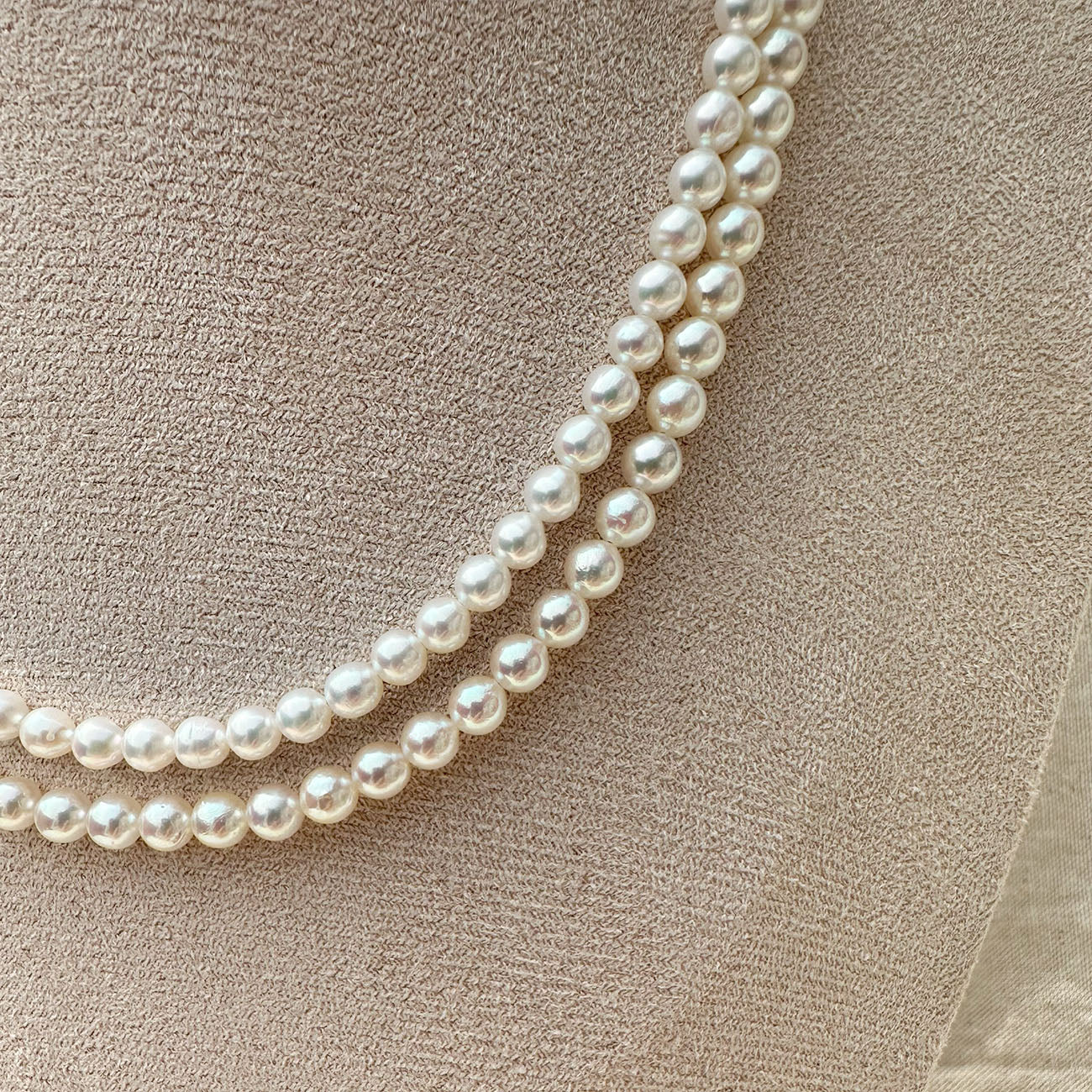 The Baby Akoya High-Luster Pearl Necklace 4.5-5mm, No color enhancement