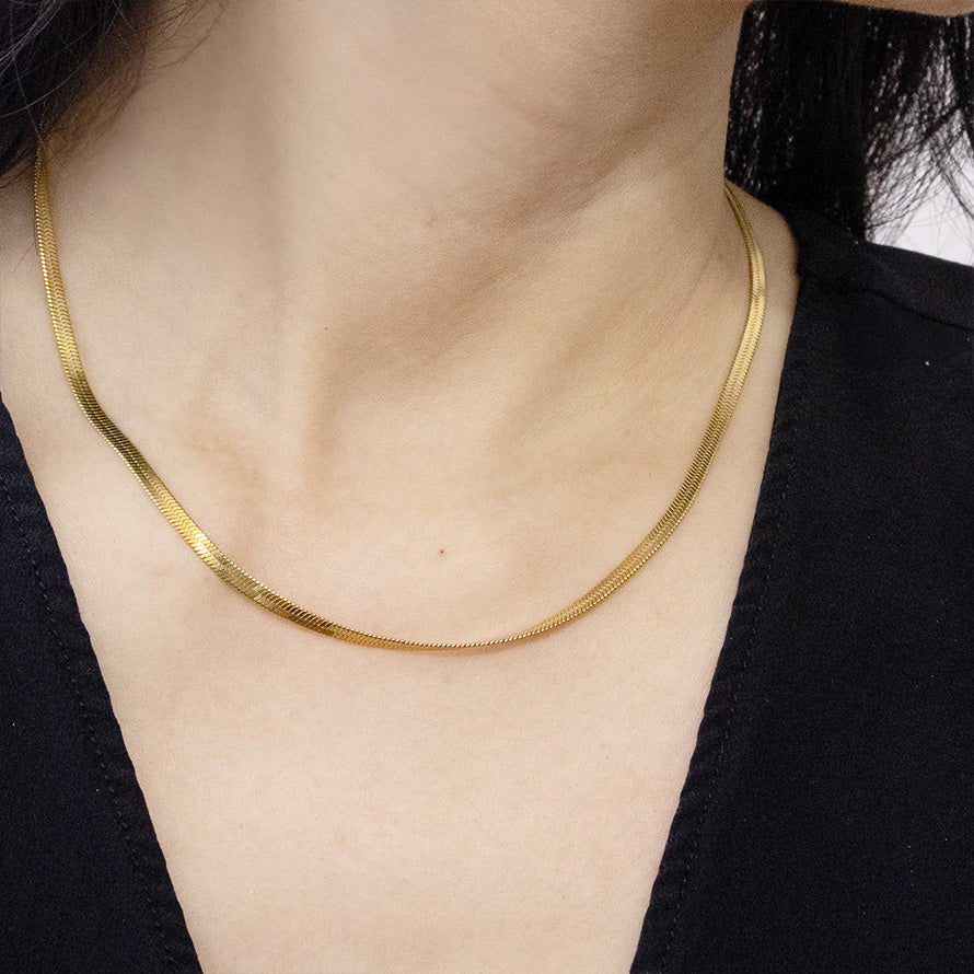 Herringbone necklace